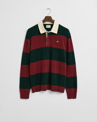 Stribet Rugger sweater af ekstra fin lammeuld