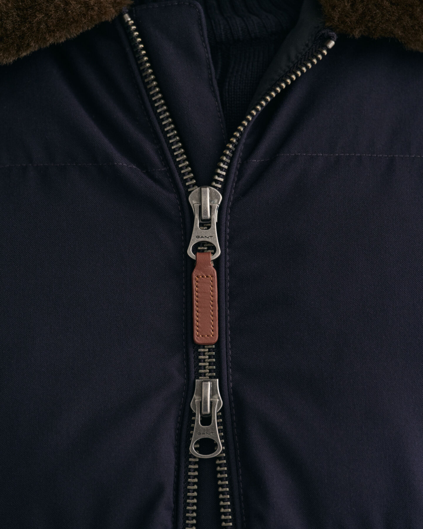 Vatteret pufferjakke i flannel