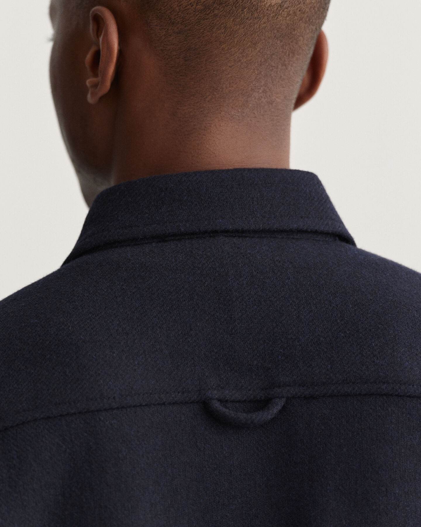 Overskjorte i uldblanding