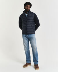 Jakke i blandede materialer