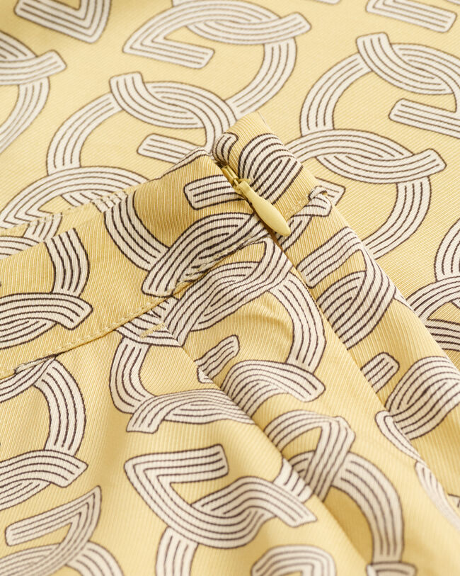 Regular fit G Patterned bukser med brede ben