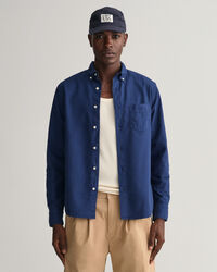Regular fit Sunfaded Oxford-skjorte