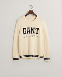 Collegiate sweater med crewneck