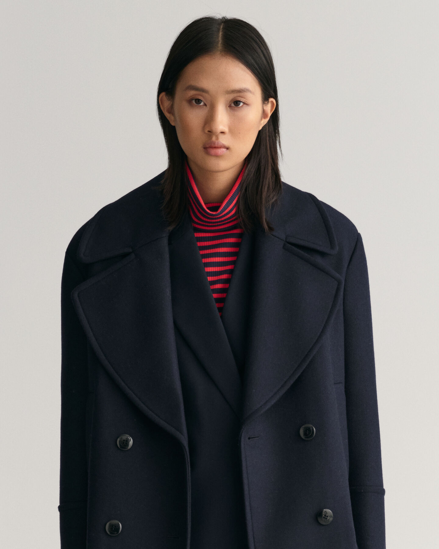 Sømandsjakke i uldblanding