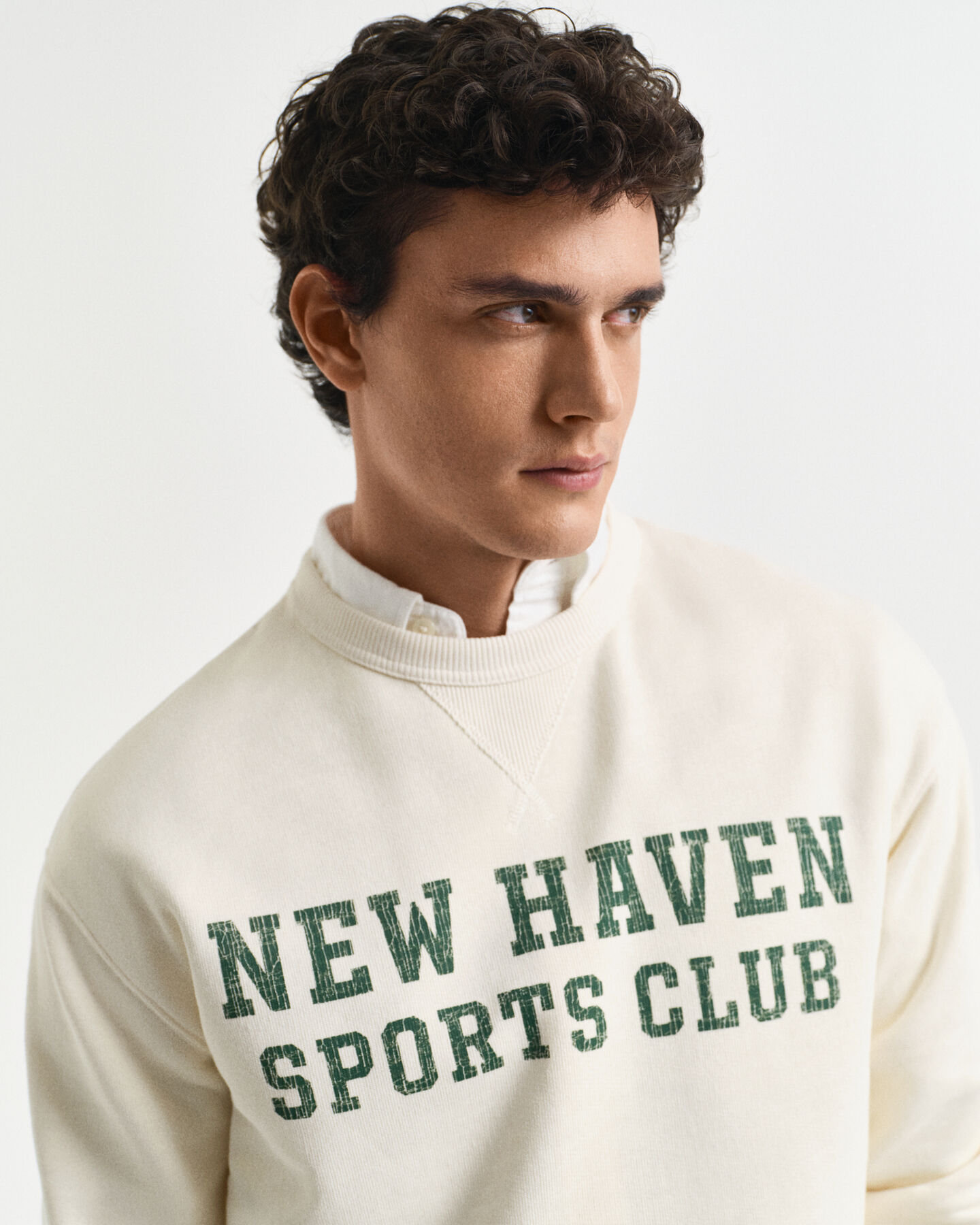 Graphic sweatshirt med crewneck