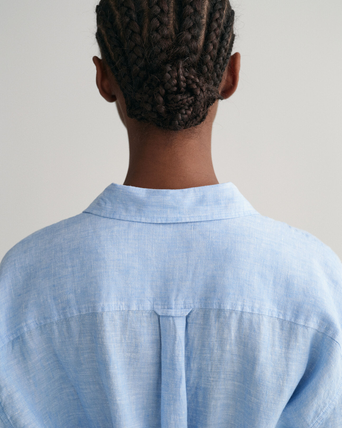 Skjortekjole af h&oslash;r med korte &aelig;rmer