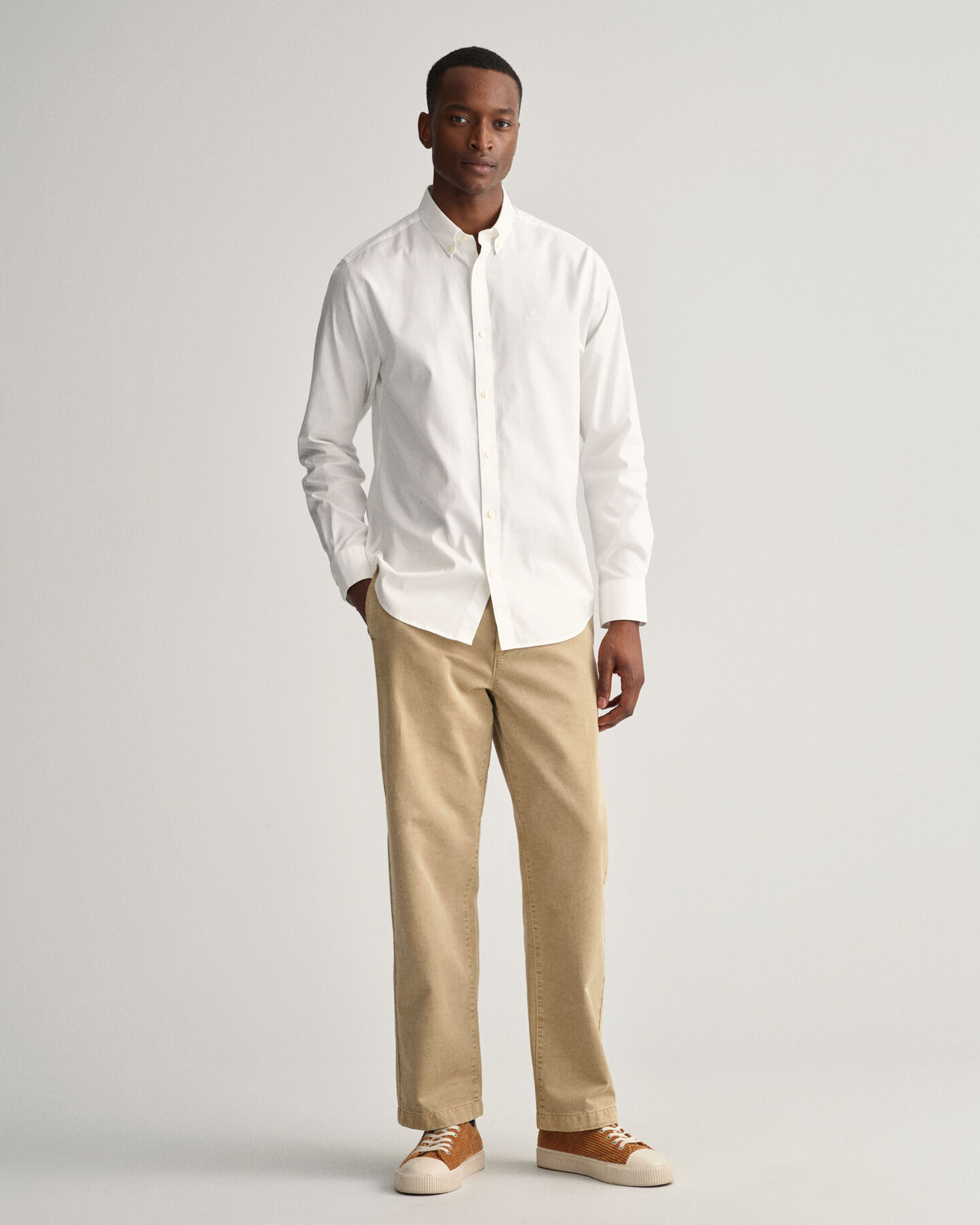 Regular fit pinpoint Oxford-skjorte