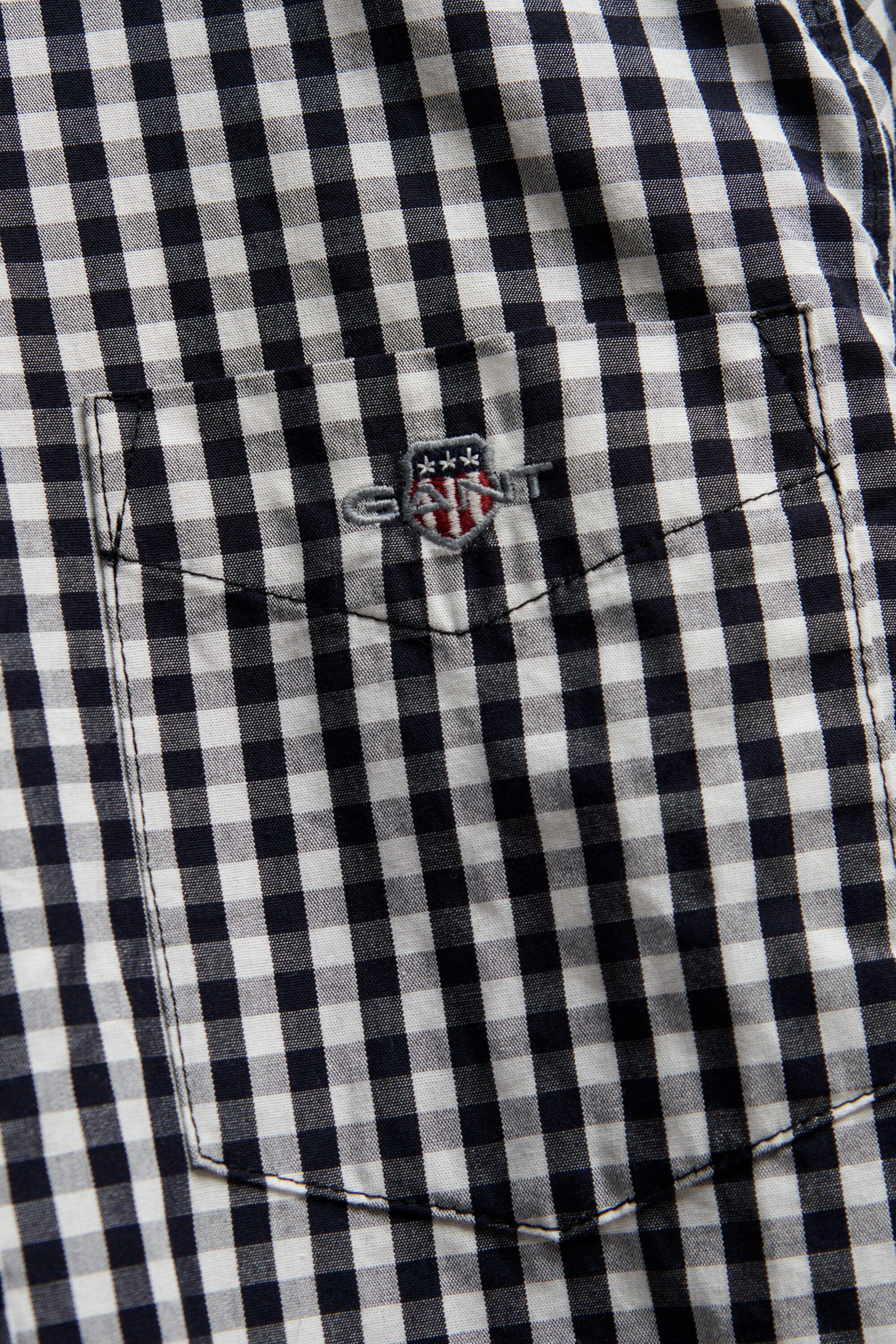 Teen Boys skjorte i gingham poplin