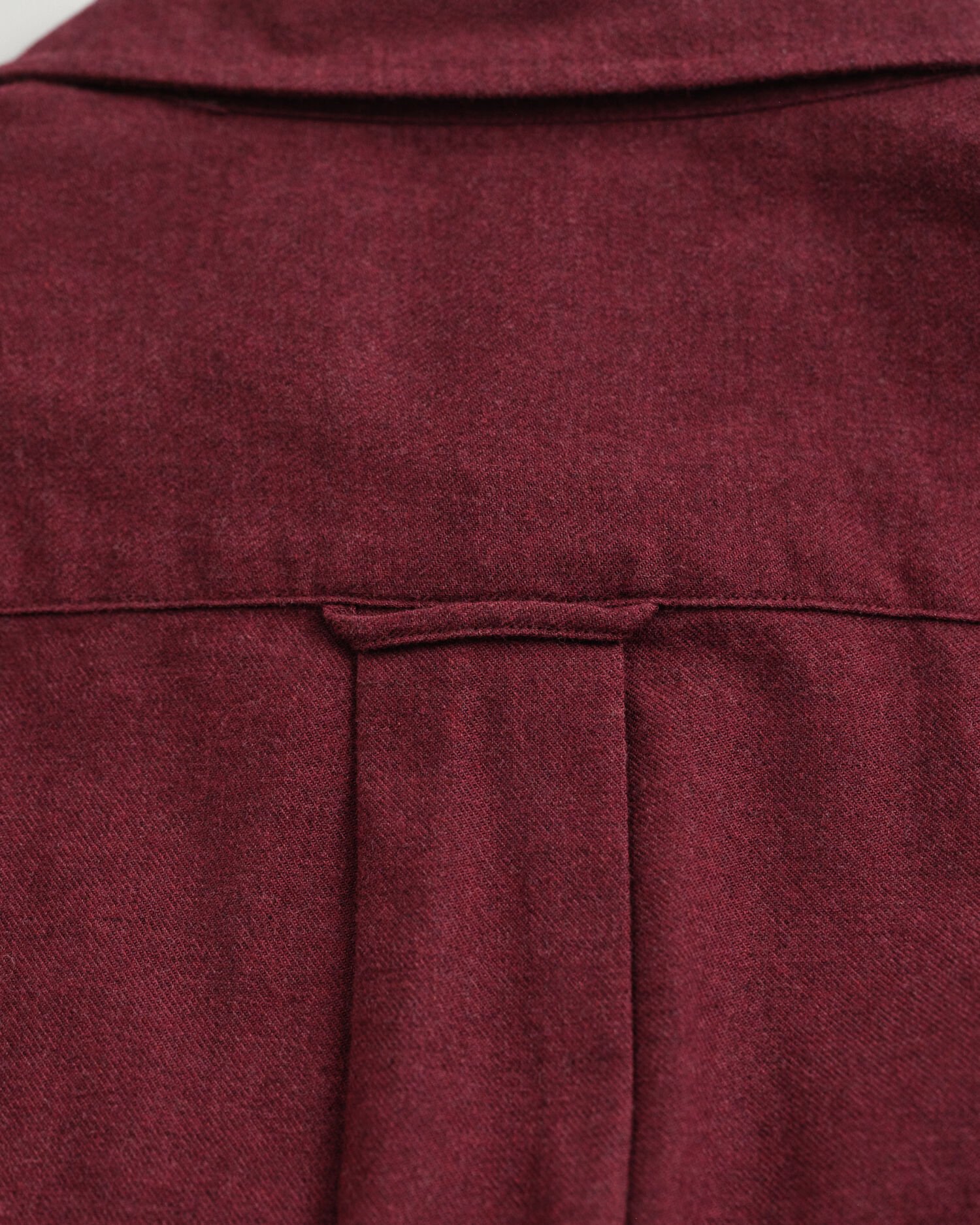 Regular fit melange flannelskjorte