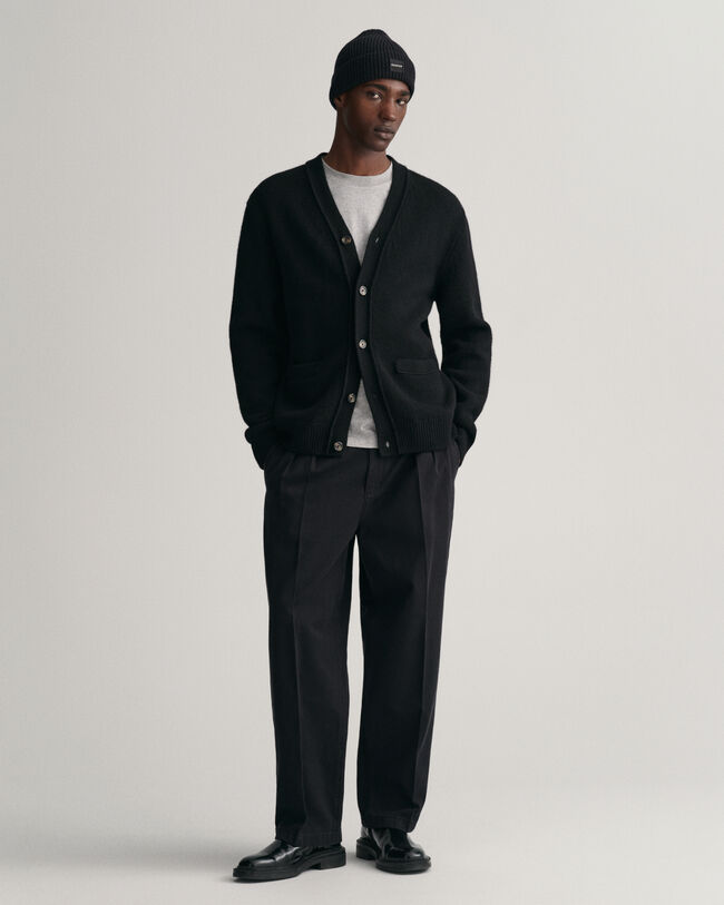 Blød cardigan af uld