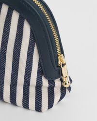 Hickory-stribet makeup-taske