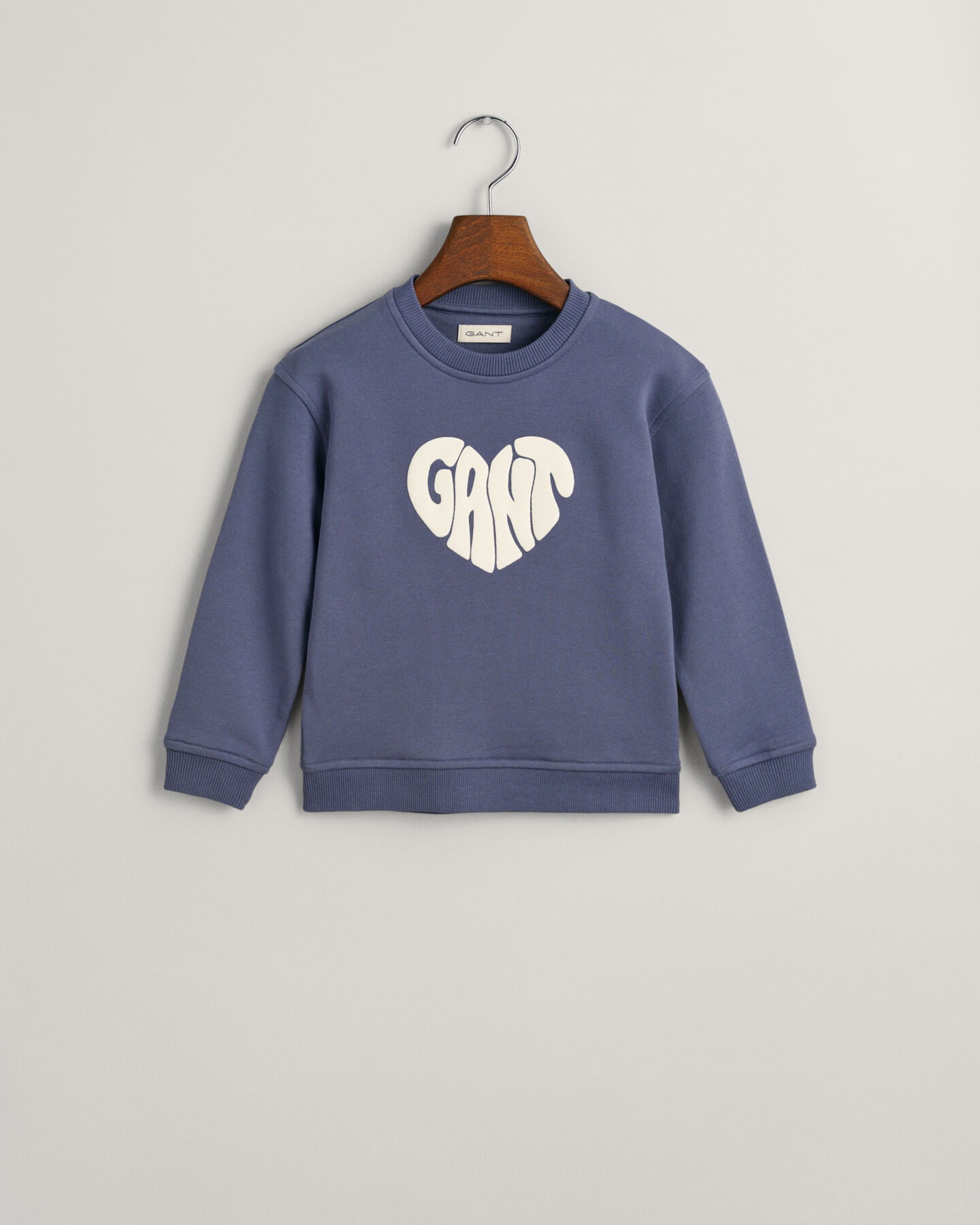 Girls Heart Graphic sweatshirt med crewneck