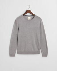 Crewneck sweater af ekstra fin merinould