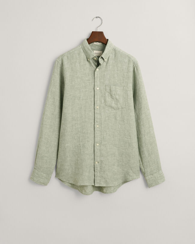 Regular fit skjorte af hør