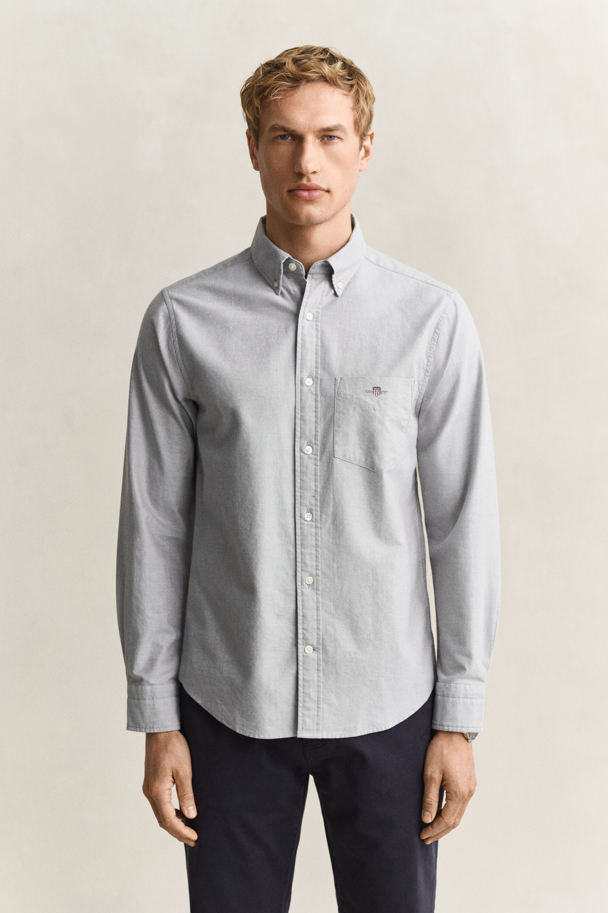 Regular fit klassisk Oxford-skjorte