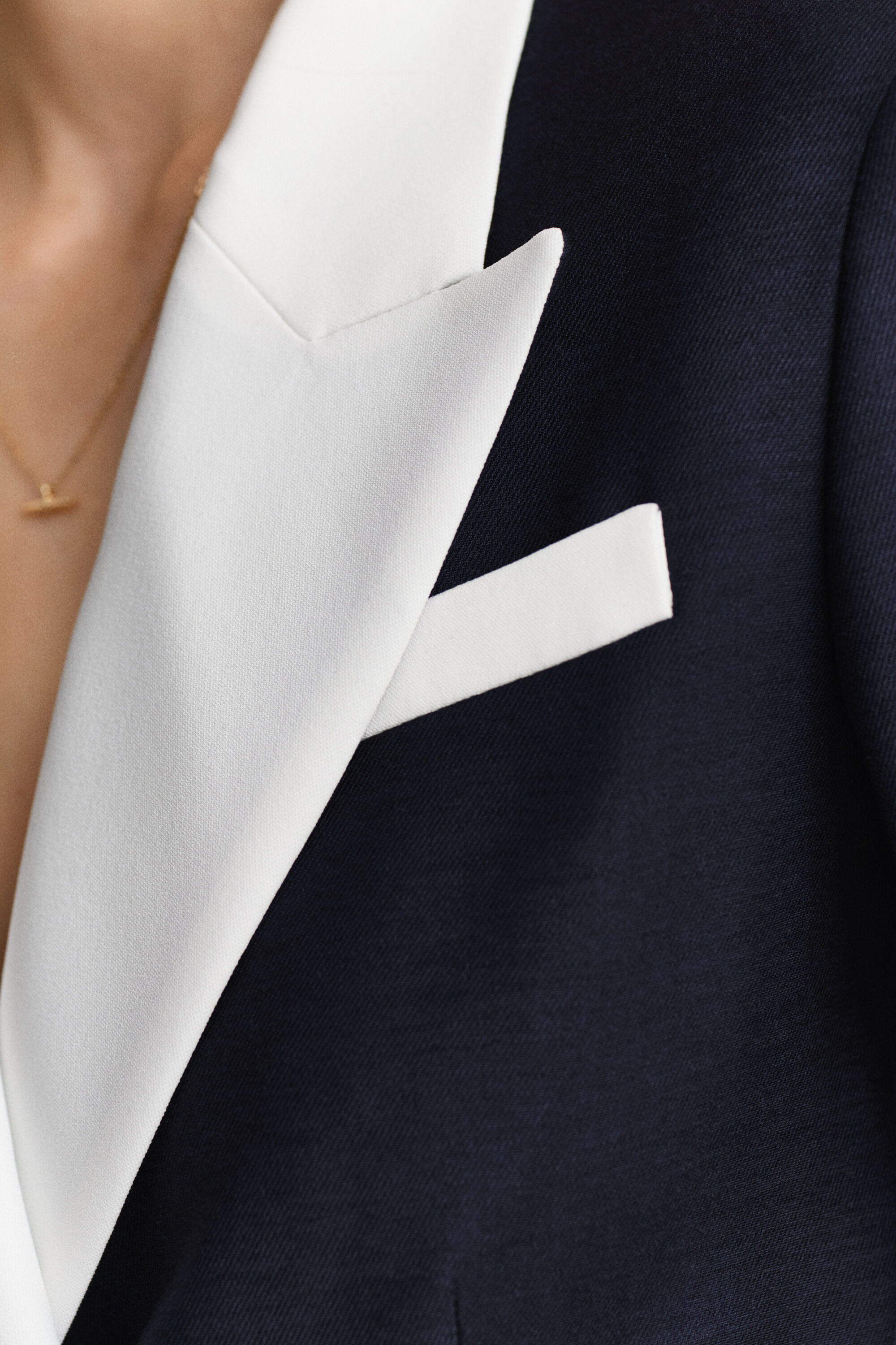 Club Blazer med kontraster