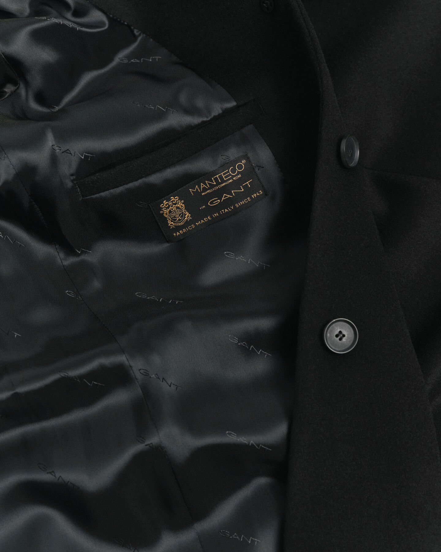 Classic skræddersyet frakke i uldblanding