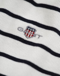 Teen Girls Shield T-shirt med striber