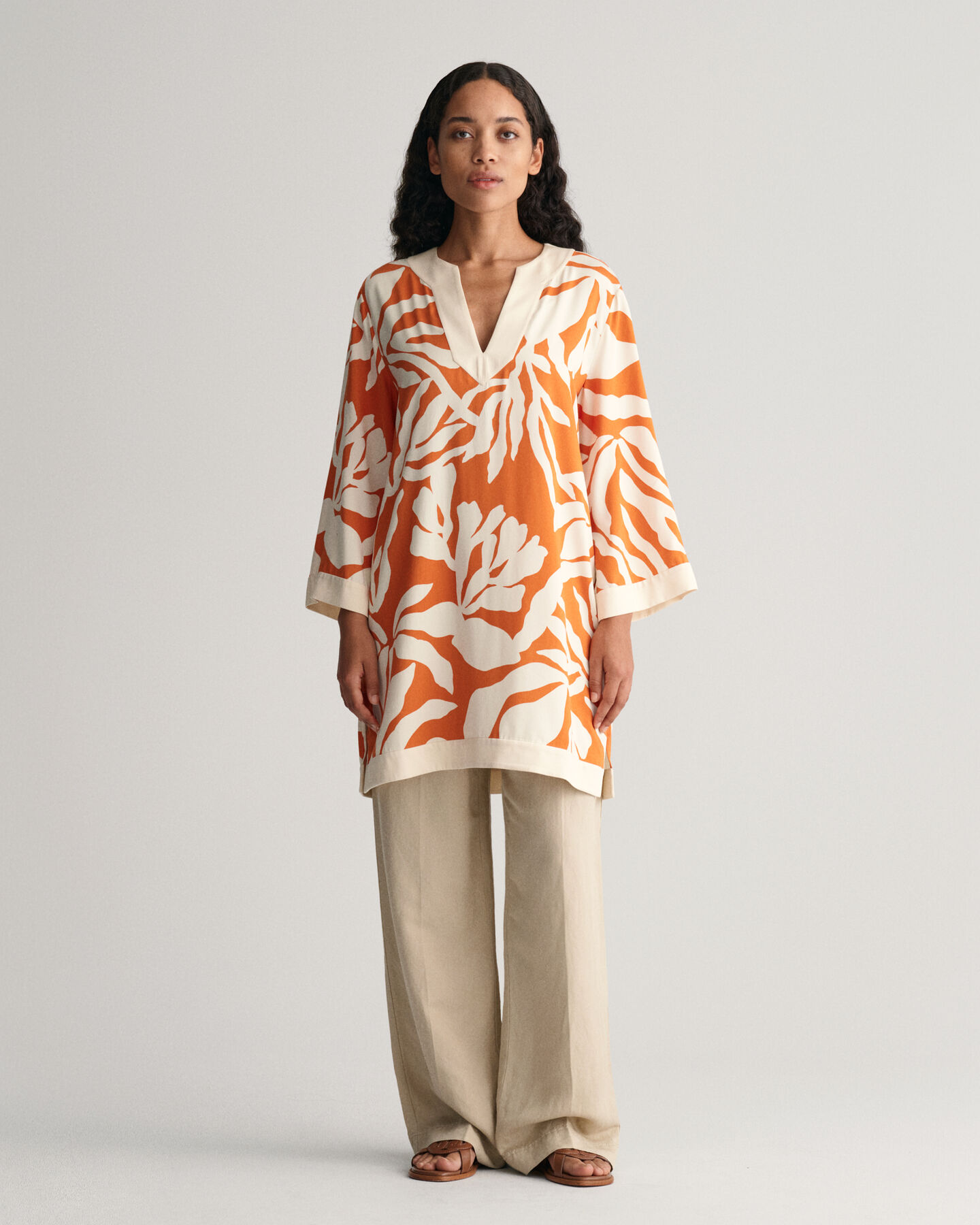 Palm Print kaftan