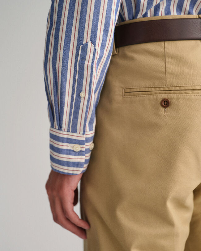 Regular fit stribet Archive Oxford-skjorte