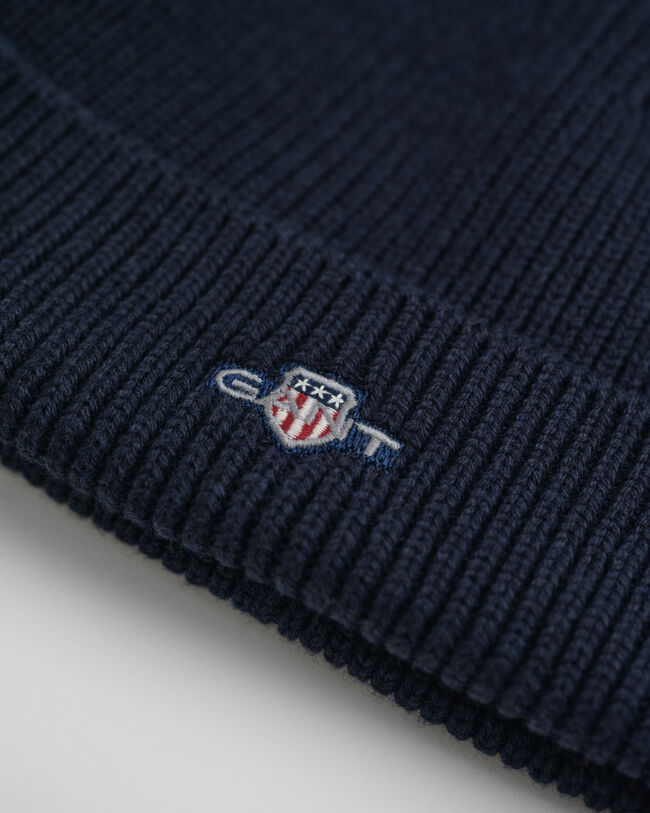 Teens Shield beanie af bomuld