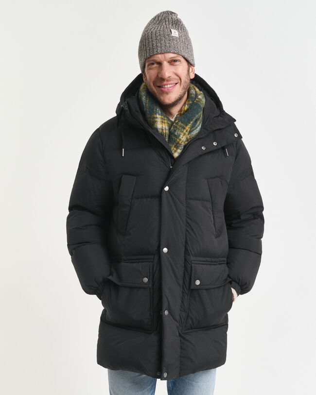 Pufferparka med dun