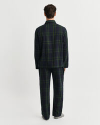 Ternet pyjamassæt af flannel i gaveæske