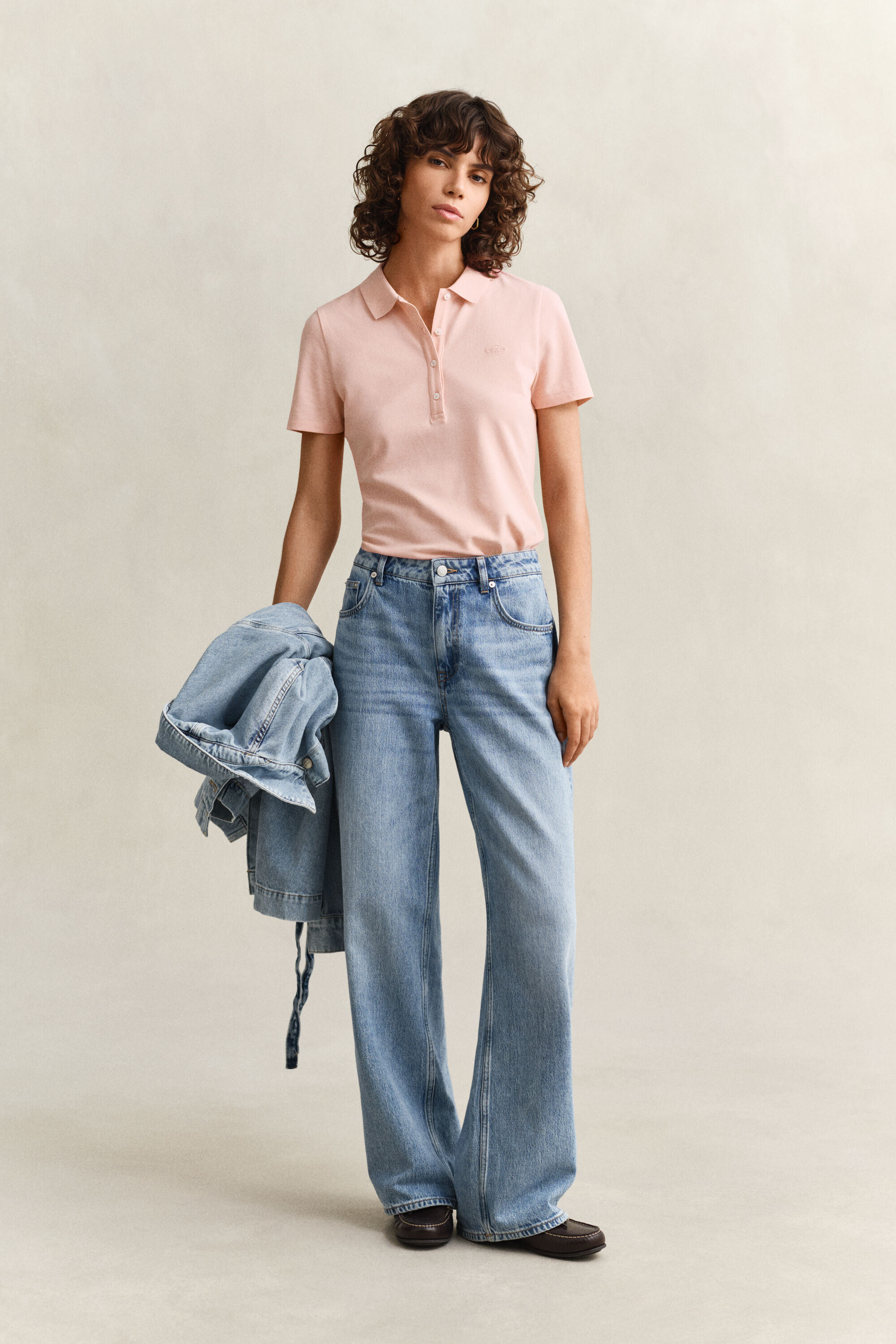 Slim fit poloskjorte