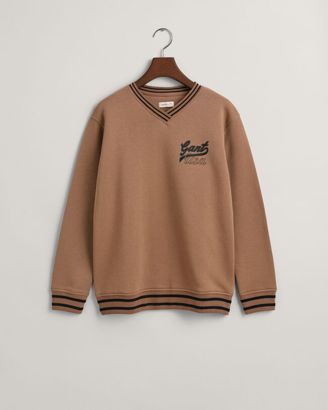 Teen Girls GANT USA sweatshirt med V-hals