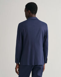 Jakkesæt-blazer af hør og bomuld