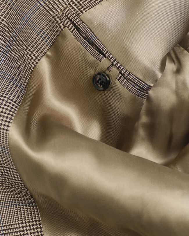 Regular fit Glen-ternet blazer