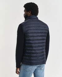 Jakke i blandede materialer