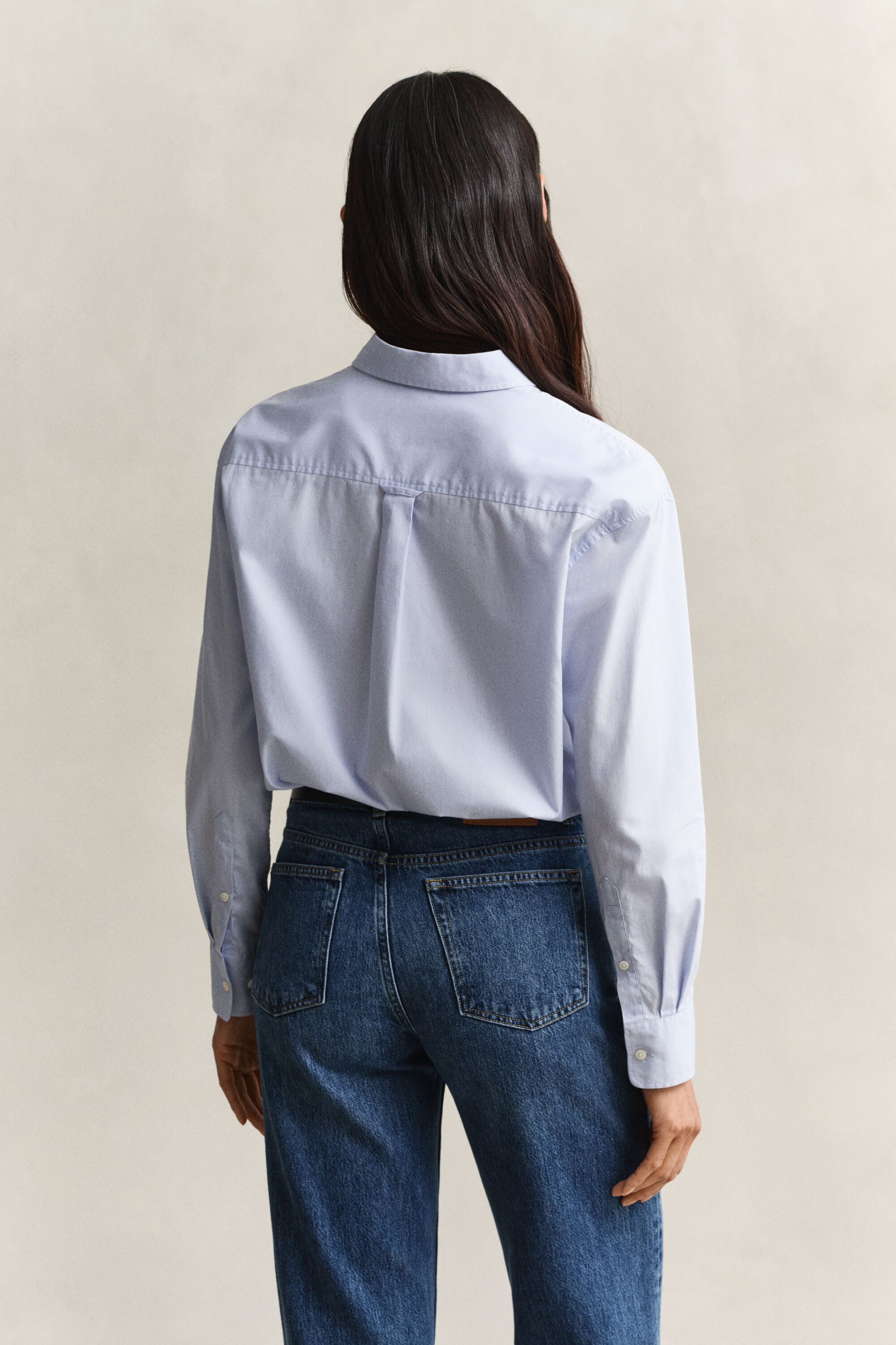 Relaxed Fit klassisk poplin-skjorte