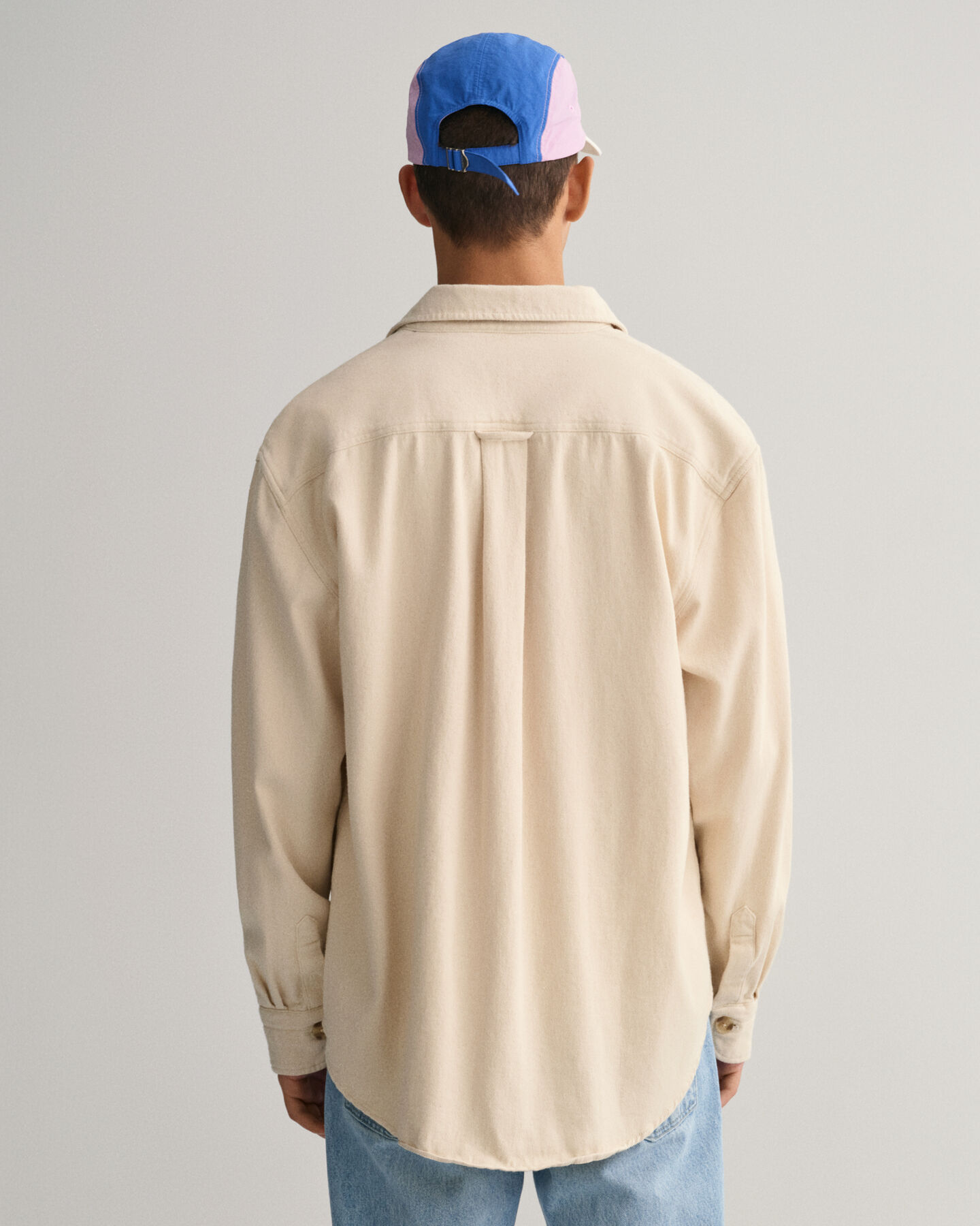 Overskjorte i tung twill