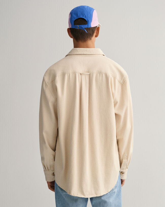 Overskjorte i tung twill