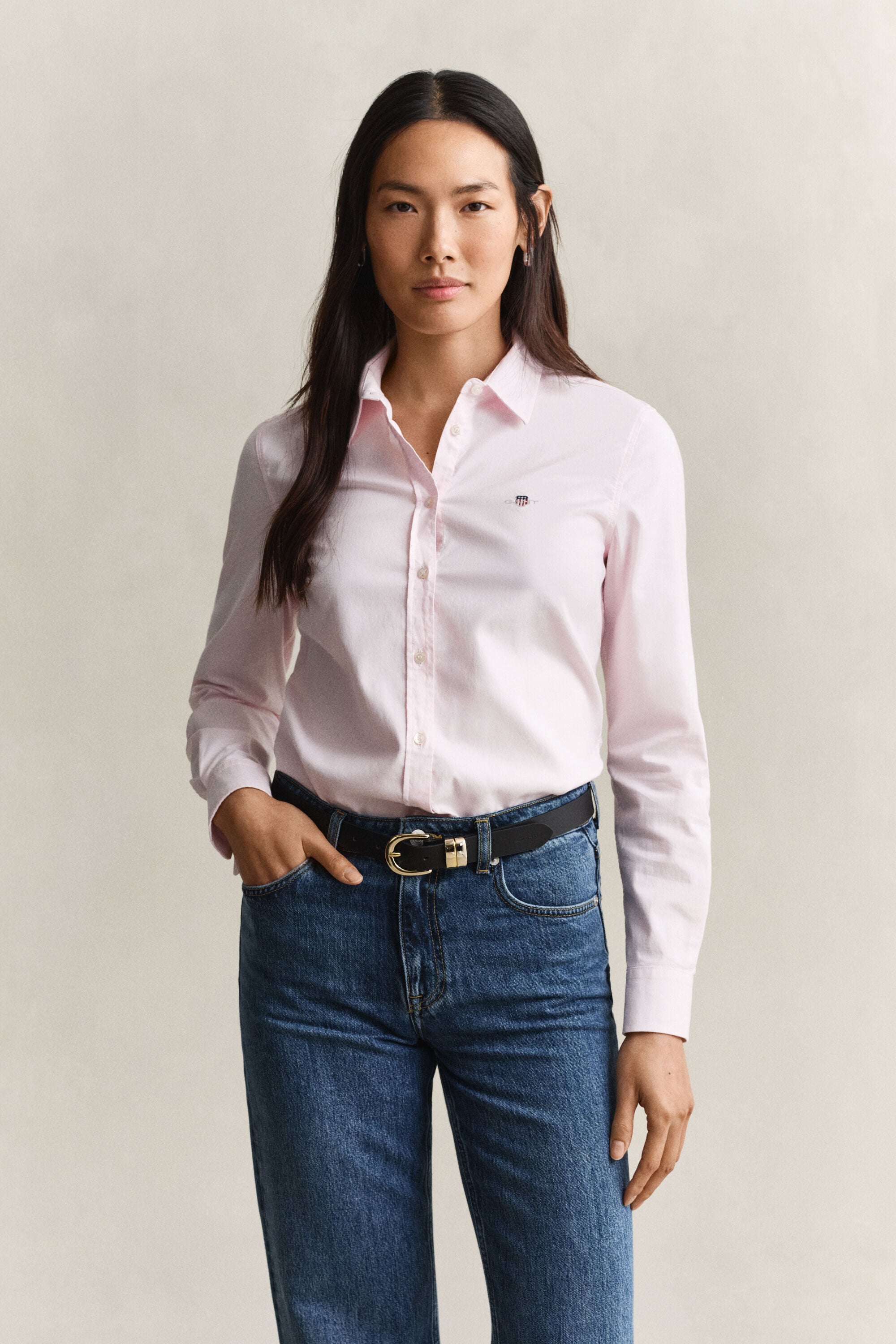 Classic Slim Oxford skjorte med stræk