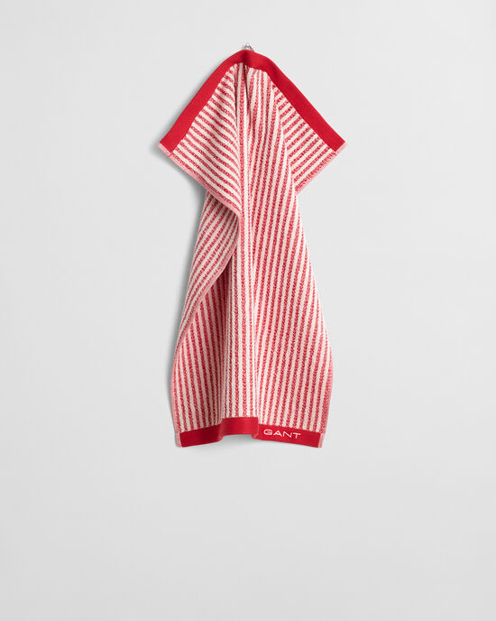 Stribet håndklæde 50x70