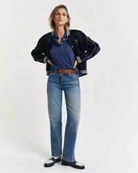 Sunfaded piqu&eacute; poloskjorte