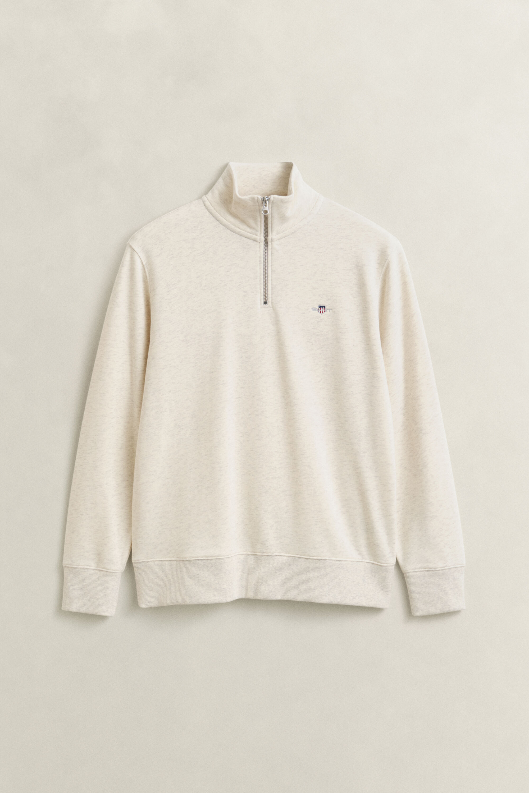 Shield sweatshirt med halv lynlås
