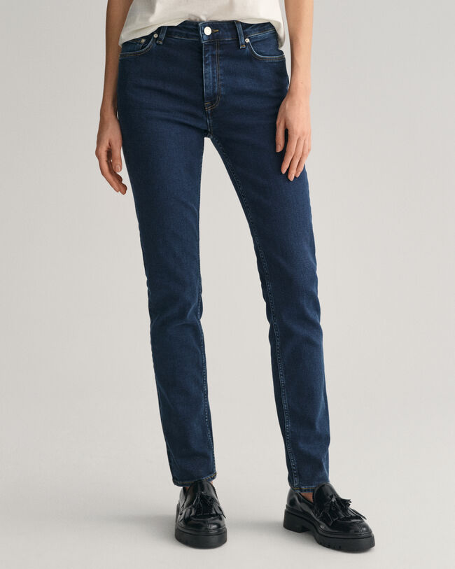 Slim fit jeans med super stræk
