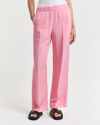 Relaxed fit pull-on bukser i h&oslash;rblanding