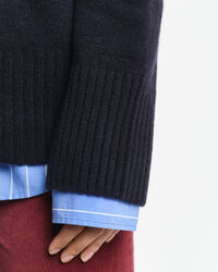 Sweater med rullekrave i kashmir