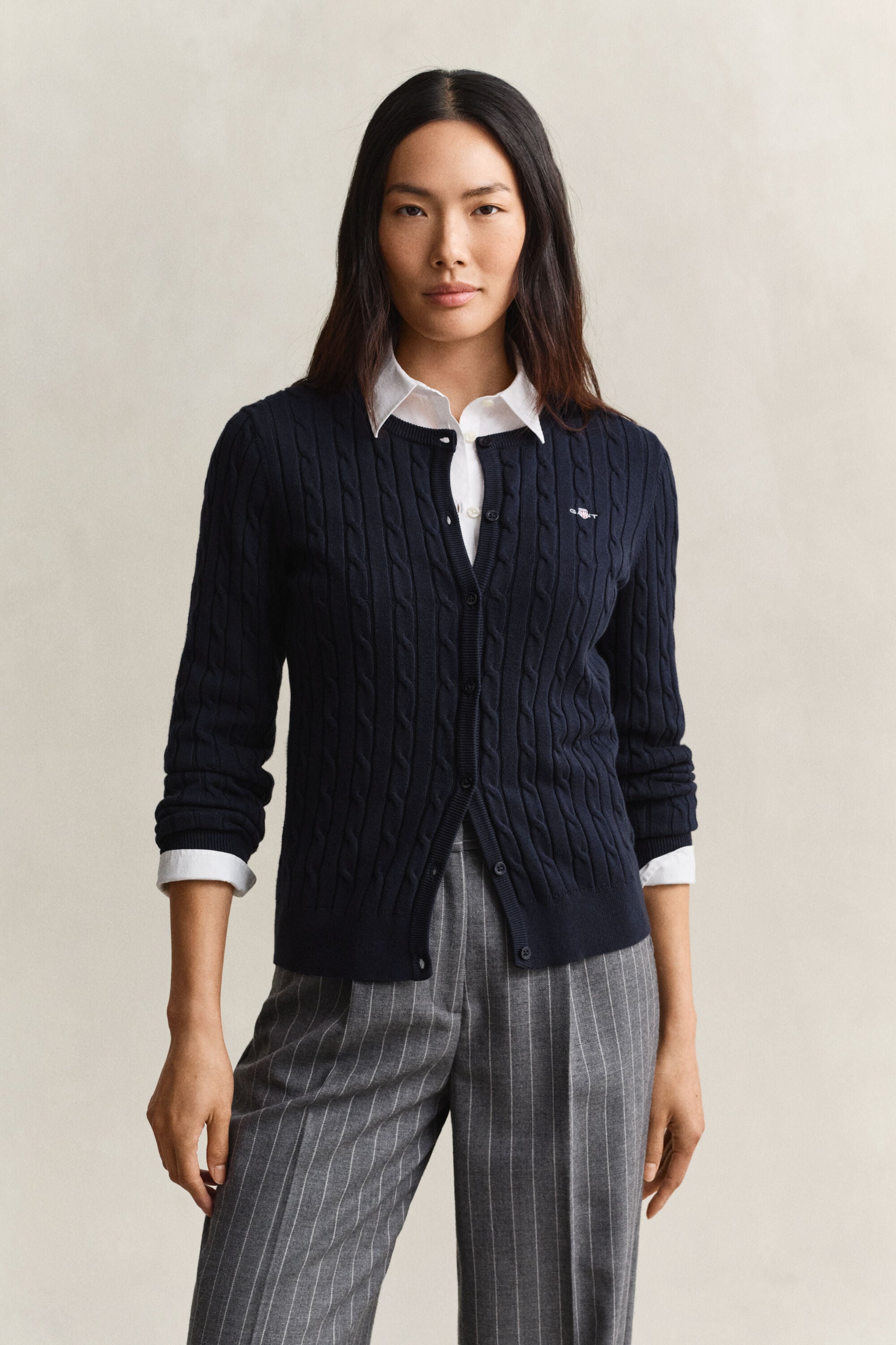 Kabelstrikket cardigan
