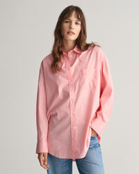 Oversized poplin-skjorte