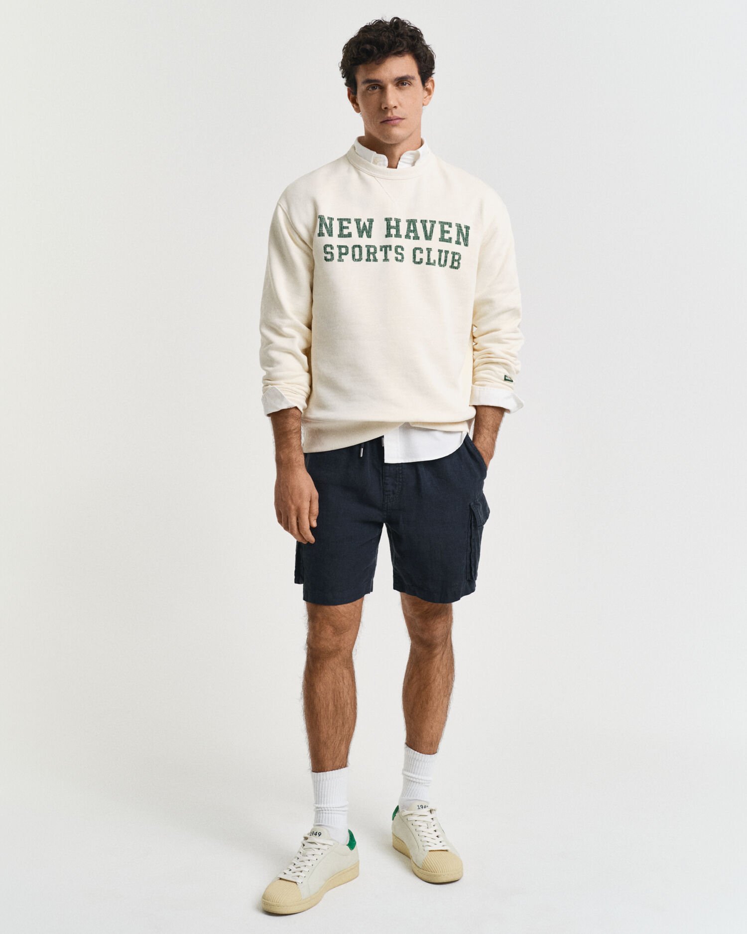 Graphic sweatshirt med crewneck