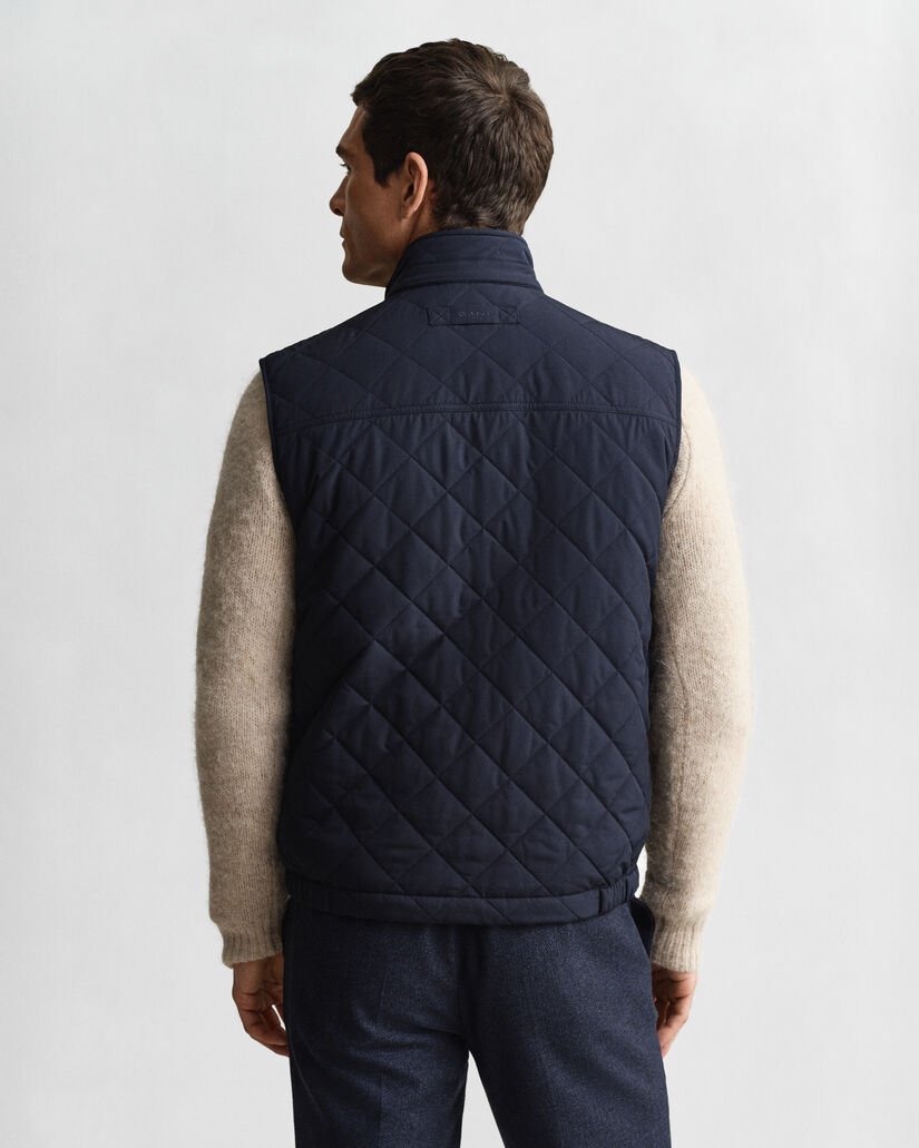 Quiltet Windcheater vest