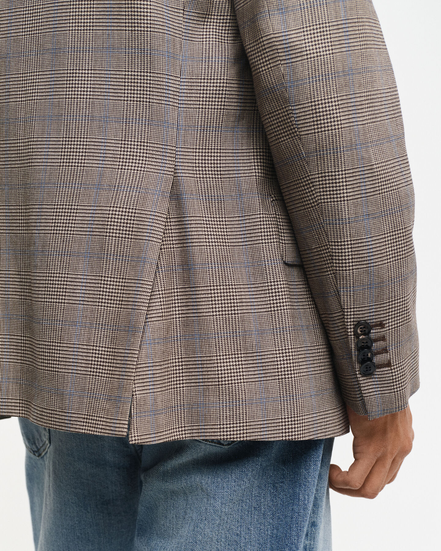 Regular fit Glen-ternet blazer