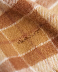 Ternet uldhalstørklæde