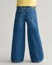 Girls jeans med brede ben