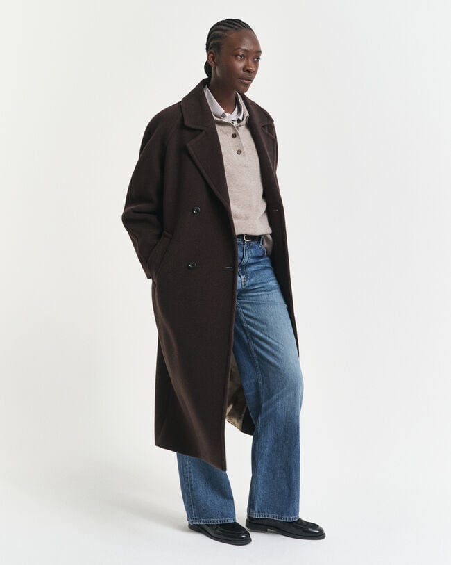 Strikket Rugger i uld- og kashmirblanding